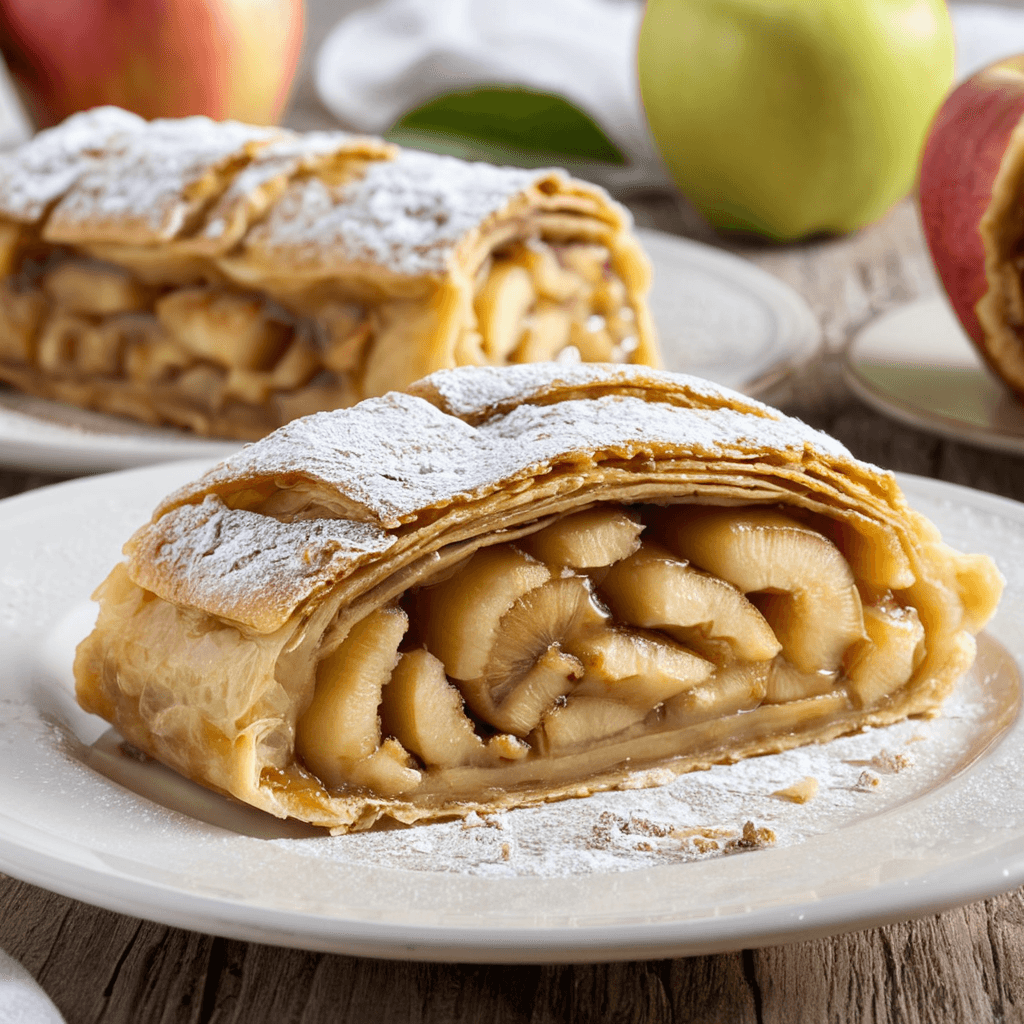 Delicioso strudel de manzana: receta fácil y rápida para sorprender a todos strudel de manzana