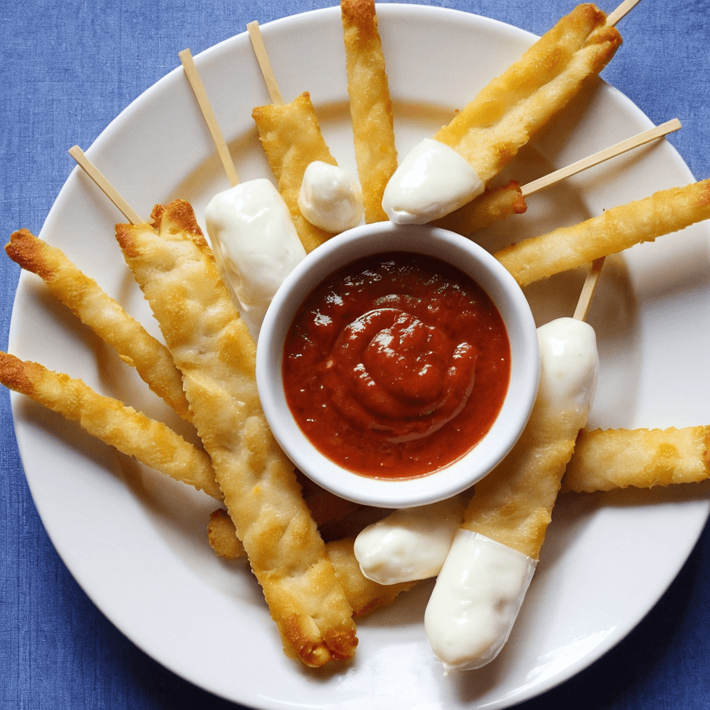 Palitos de Mozzarella Empanizados: Un Aperitivo Irresistible