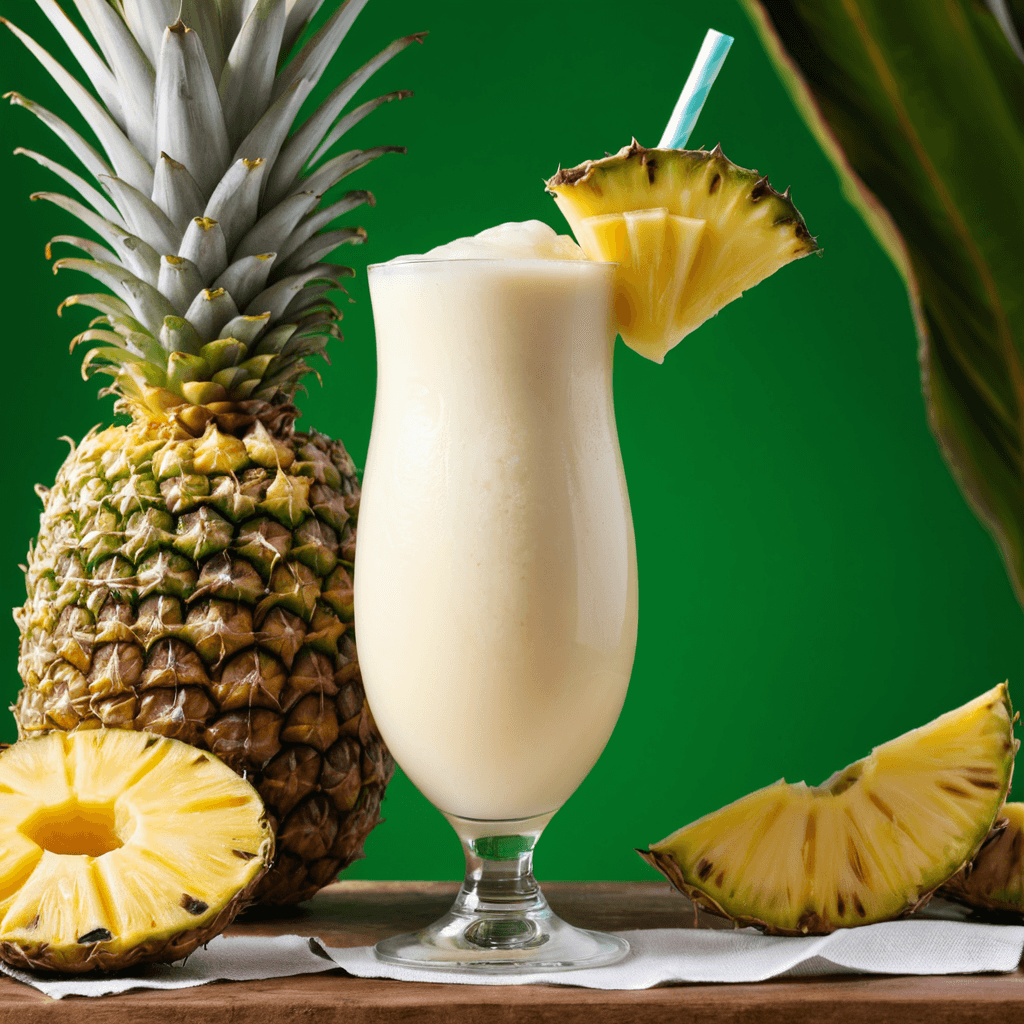Cóctel de Piña Colada: Un Refugio Tropical en Cada Sorbo