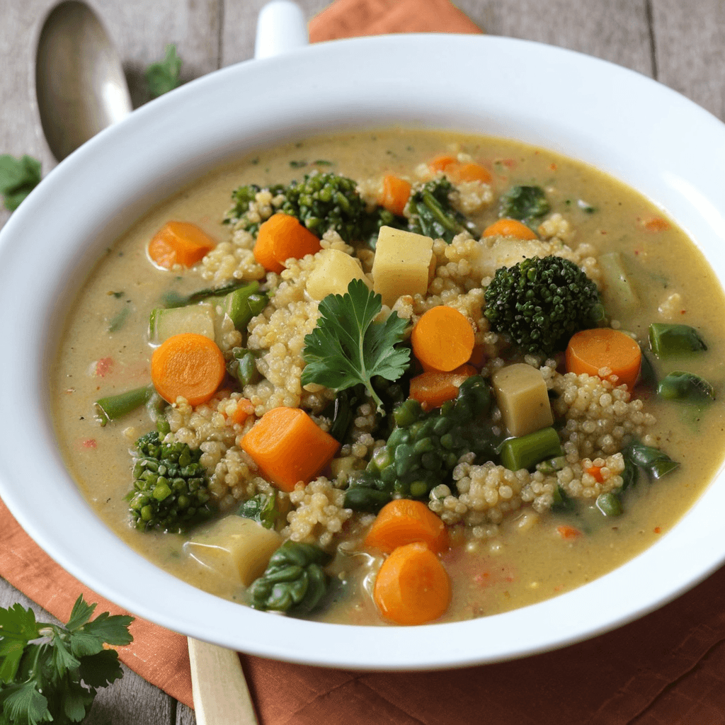 Sopa de Verduras y Quinoa: Un Platillo Nutritivo y Saludable