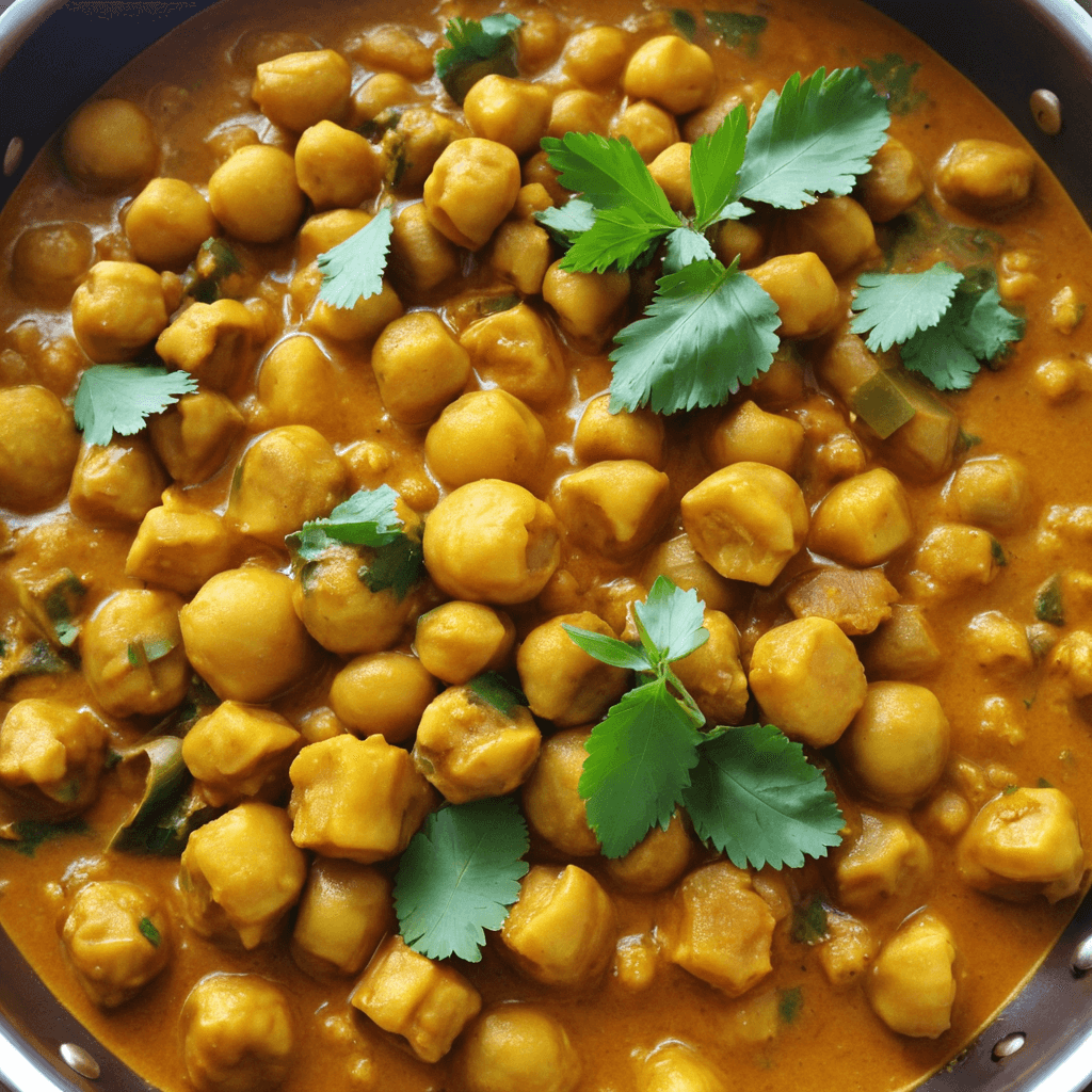 Curry de Garbanzos: Una Receta Vegana Llenas de Sabor y Especias