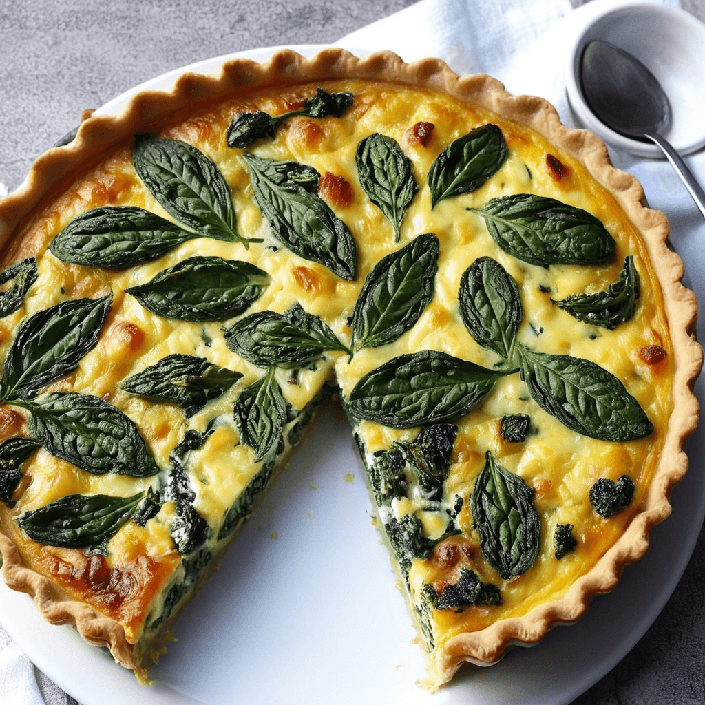 Quiche de Espinacas y Queso Feta: Un Placer Gourmet para Tu Brunch