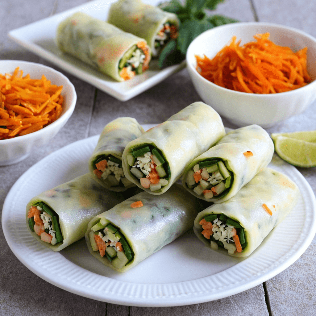 Rollitos de Primavera Vegetarianos: Una Delicia Fresca y Saludable