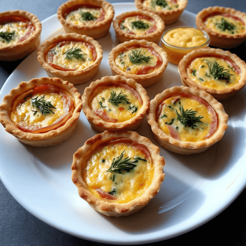 Mini Quiches de Jamón y Queso: Un Aperitivo Fácil para Sorprender a tus Invitados