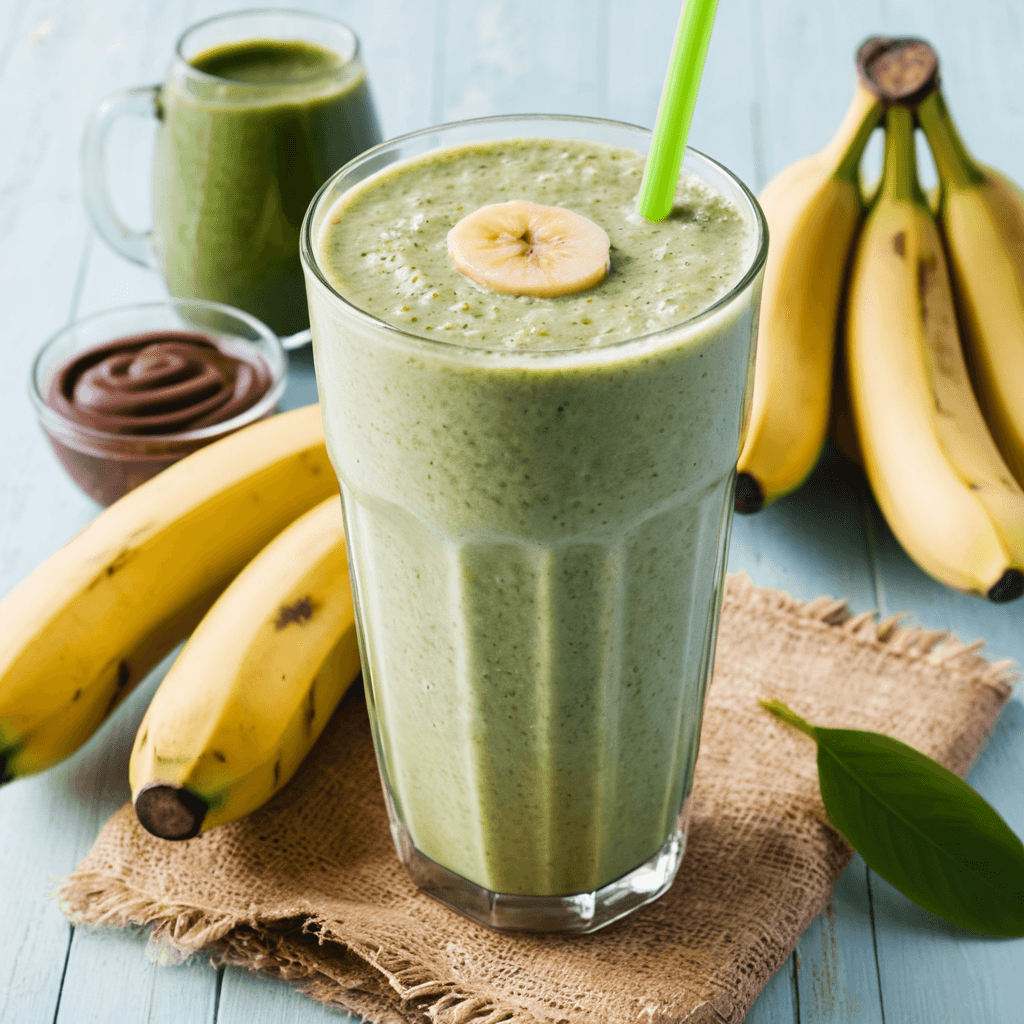 Batido de Plátano y Espinacas: Una Opción Saludable para el Desayuno