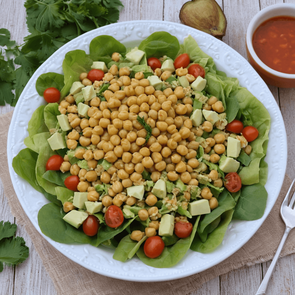 Ensalada de Atún y Garbanzos: Una Opción Saludable y Rica en Proteínas