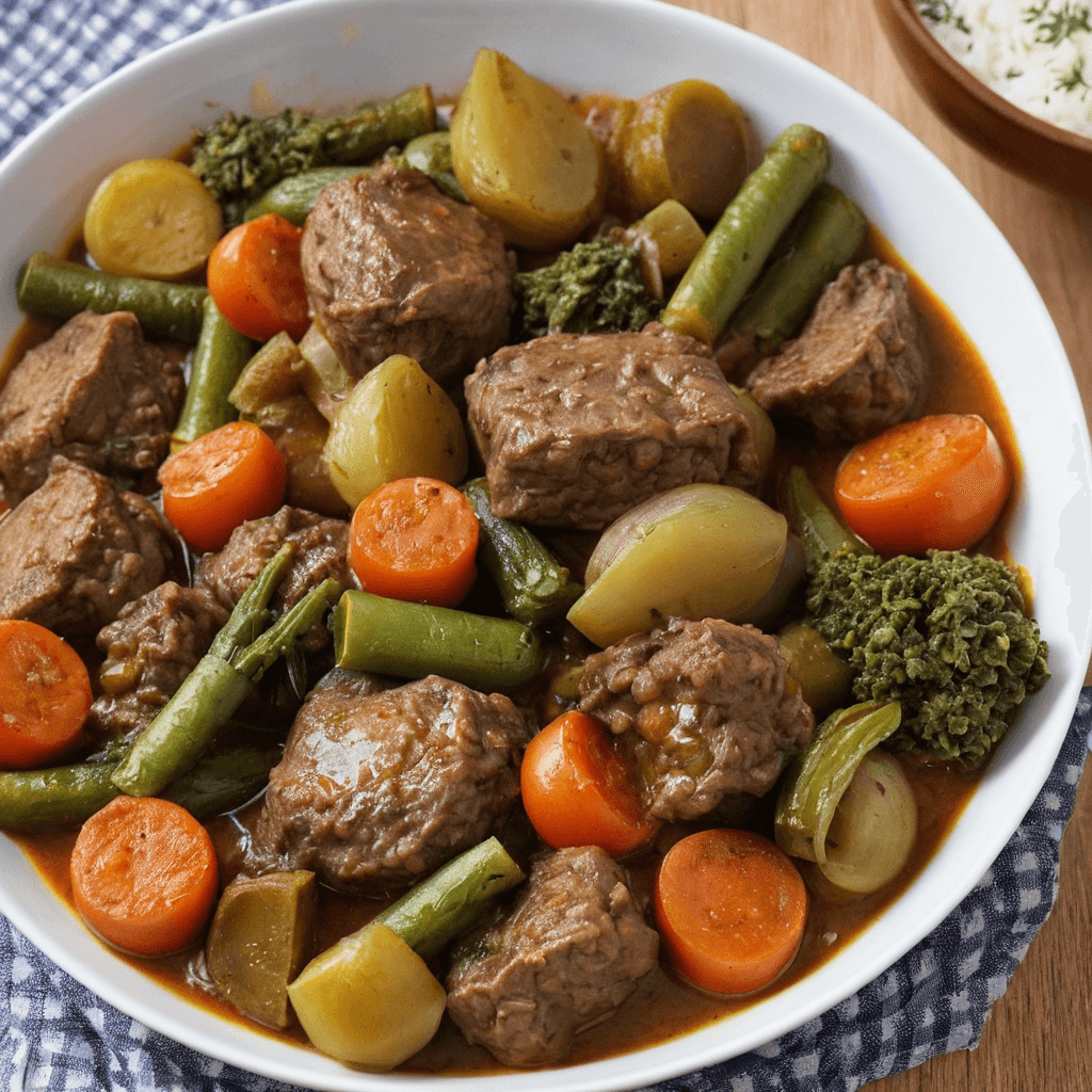 Estofado de Ternera y Verduras: Una Receta Reconfortante para las Reuniones Familiares