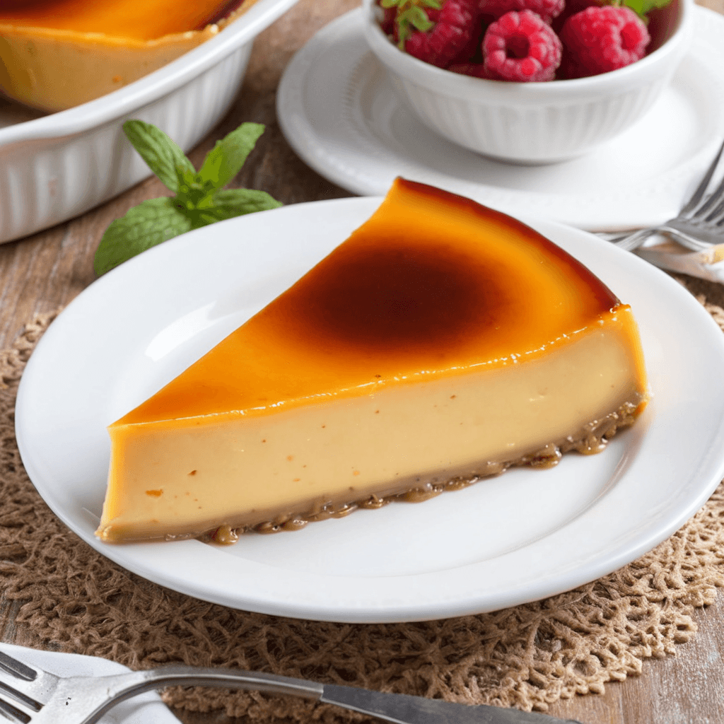 Receta fácil para preparar un delicioso flan de queso casero flan de queso