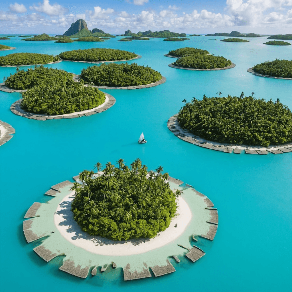 Descubre la mágica isla flotante: un paraíso único en el mundo isla flotante