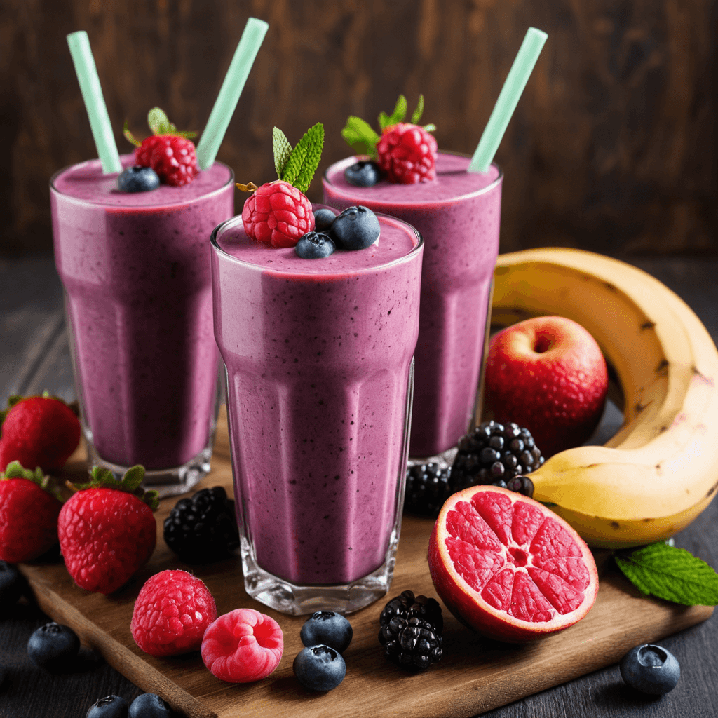Batido de Frutas del Bosque: Un Refrescante y Saludable Companion para tu Merienda
