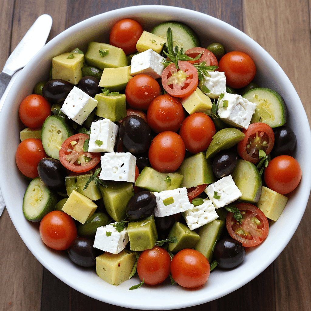 Ensalada Mediterránea: Una Explosión de Sabores y Salud