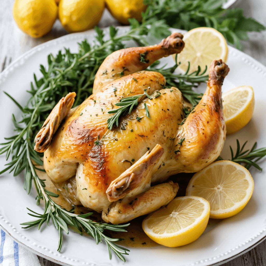 Pollo al Horno con Limón y Hierbas: Una Receta Fácil para la Cena