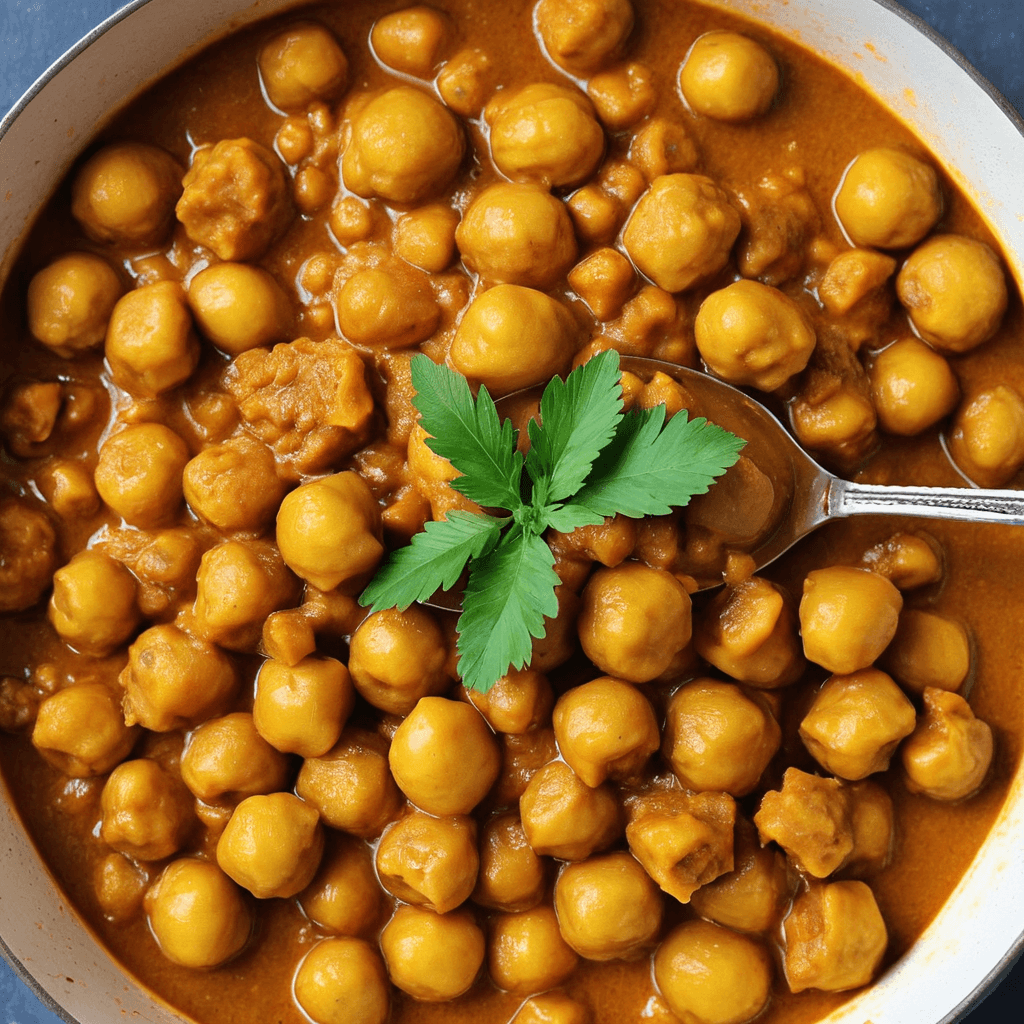 Curry de Garbanzos: Un Plato Principal Vegano y Especiado