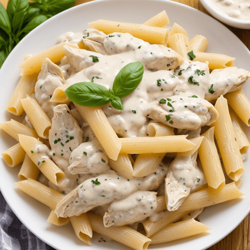 Pasta Alfredo con Pollo: Receta Rápida para la Cena