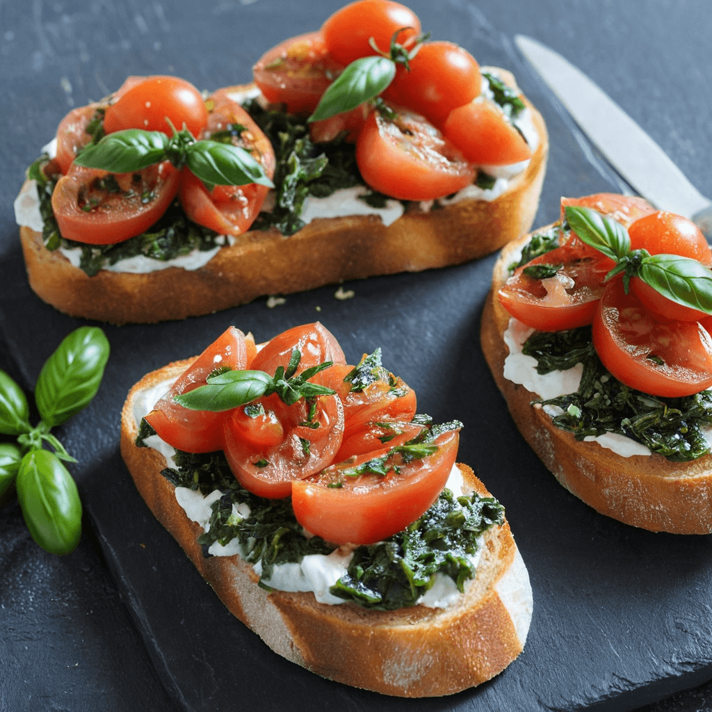 Bruschetta de Tomate y Albahaca: Aperitivo Italiano Fácil