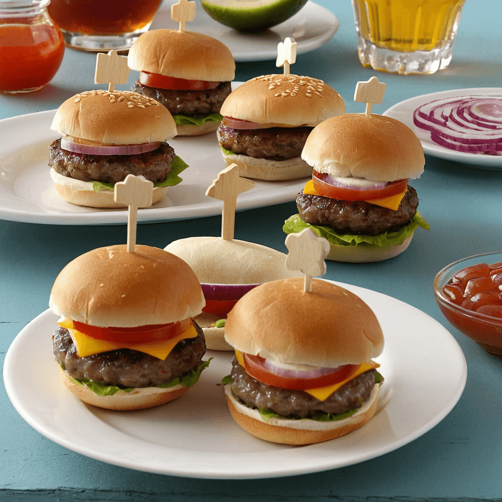 Mini Hamburguesas: Aperitivo Fácil para la Fiesta