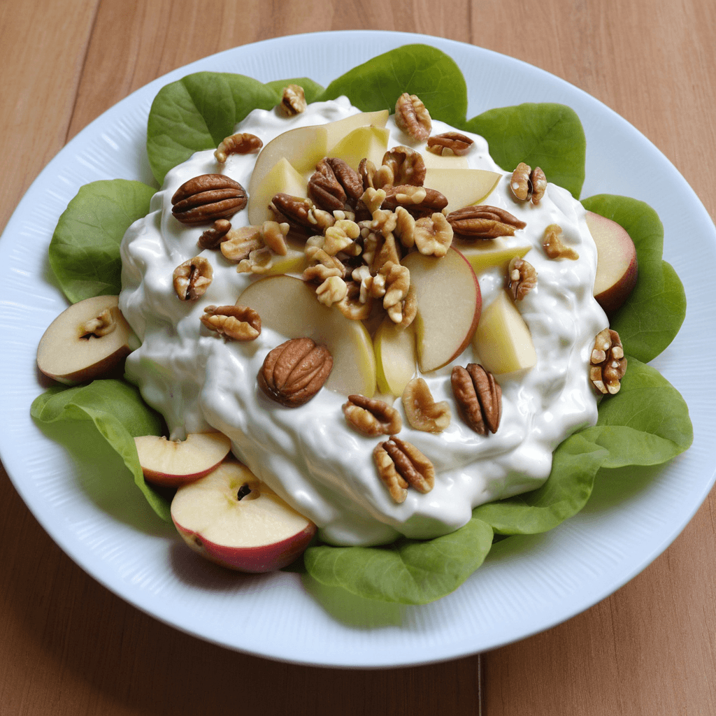 Ensalada de Manzana y Nueces: Un Postre Saludable y Delicioso