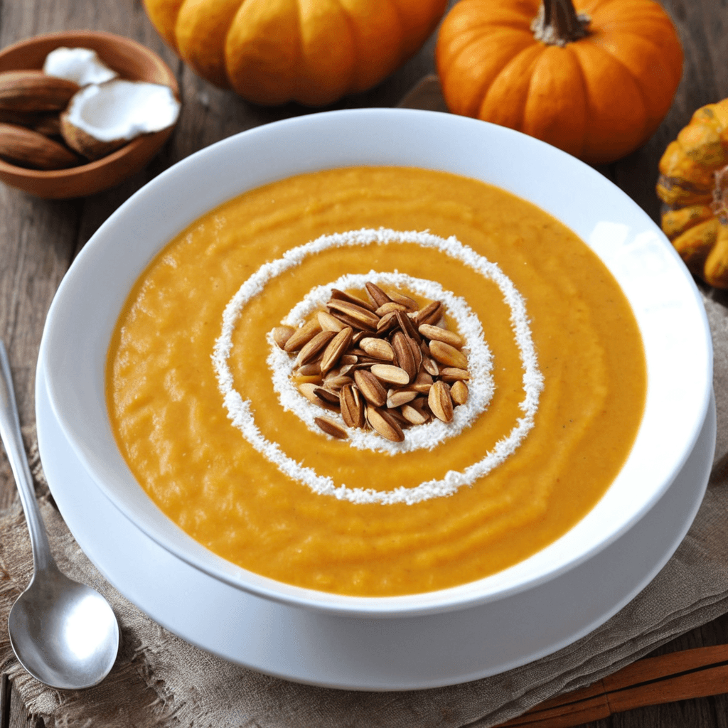Sopa de Calabaza y Coco: La Receta Vegana Perfecta para el Otoño