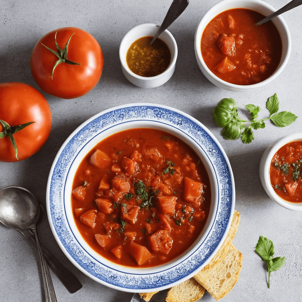 Sopa de Tomate Asado: Una Receta Fácil, Vegana y Deliciosa