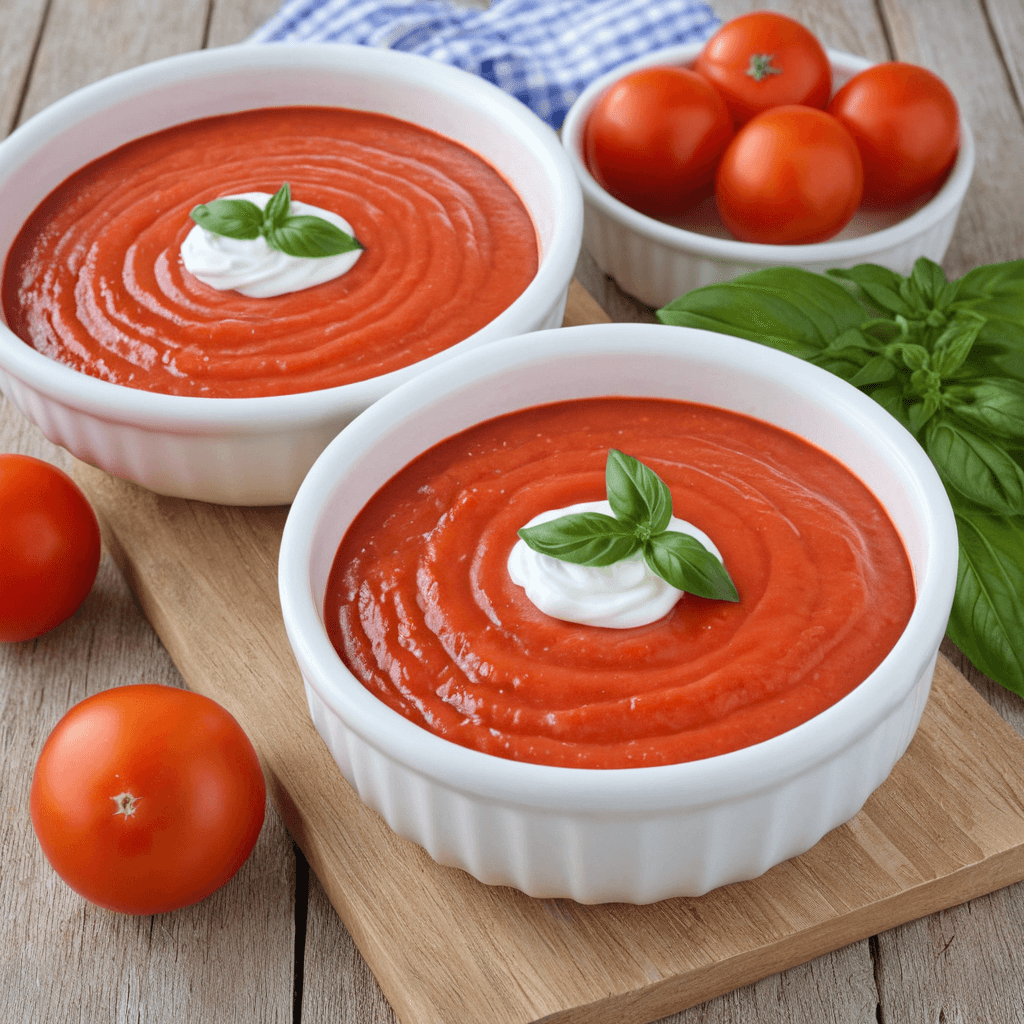 Crema de Tomate y Albahaca: Receta Fácil para el Verano