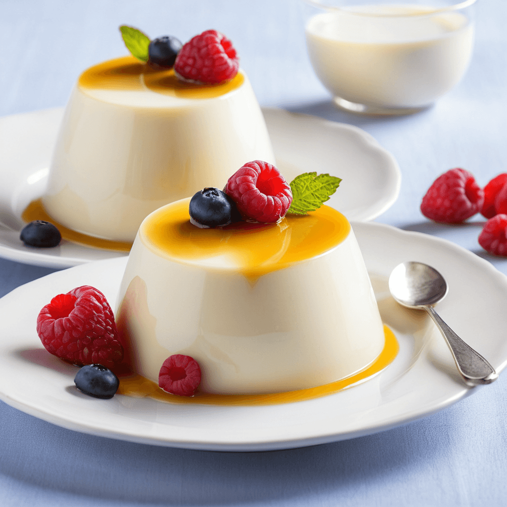 Panna Cotta de Vainilla: Un Postre Italiano Suave y Elegante