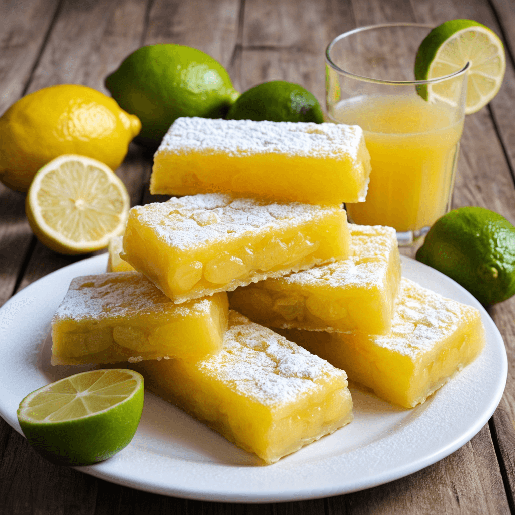 Barritas de Limón: Un Postre Fresco y Fácil para Todos los Gustos