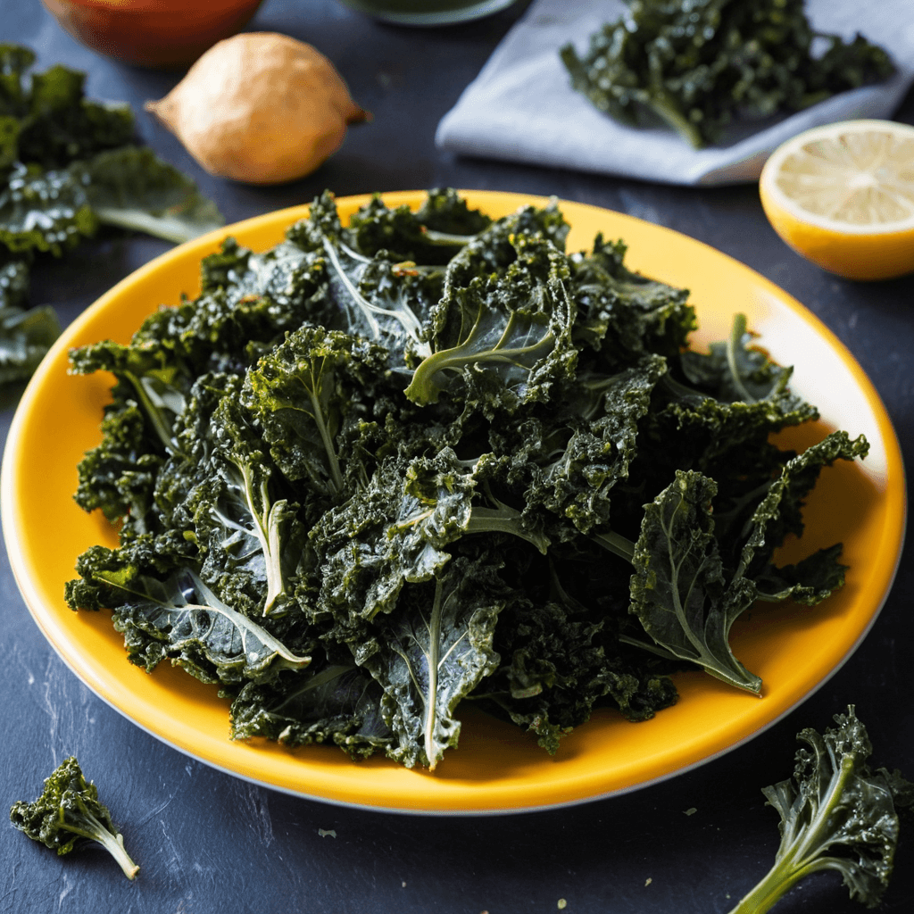 Papas fritas de Kale al Horno: Un Aperitivo Crujiente y Saludable