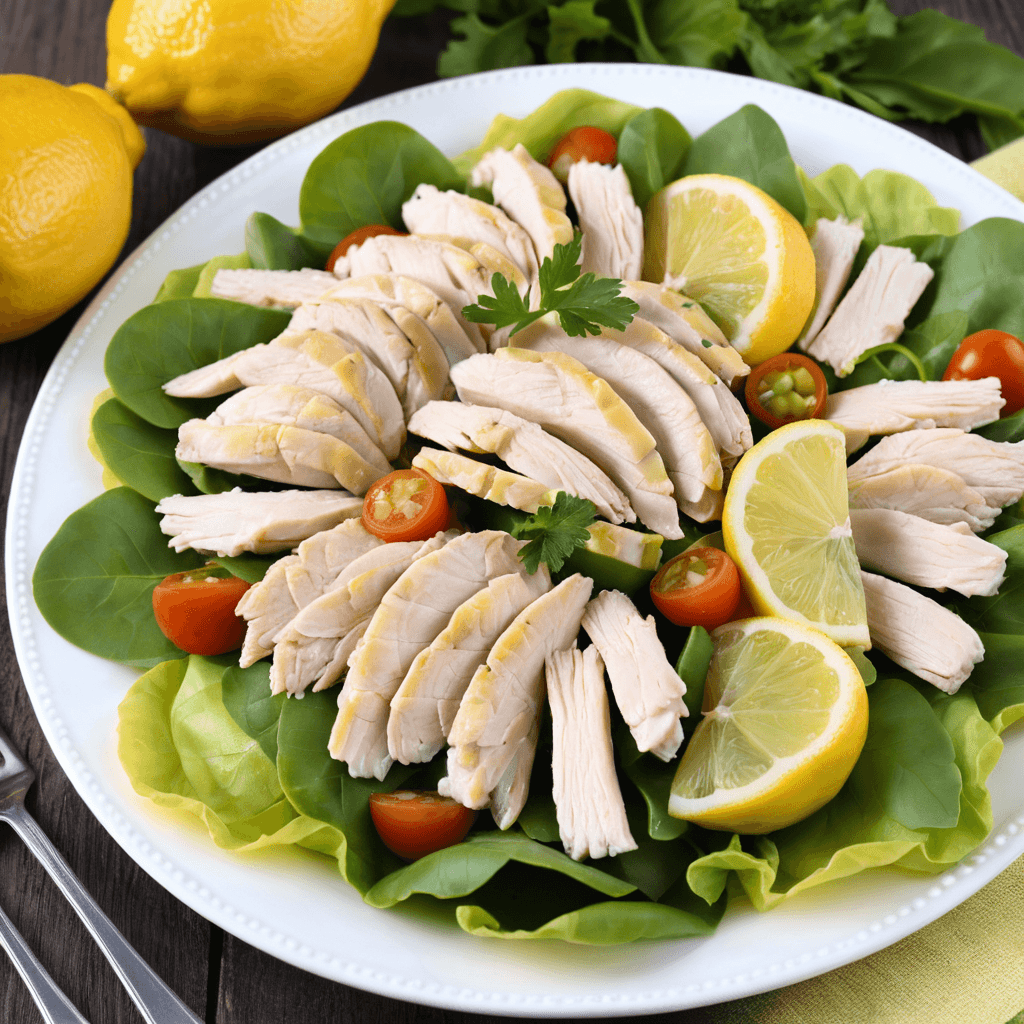 Ensalada de Pollo al Limón: Frescura y Nutrición en Cada Bocado