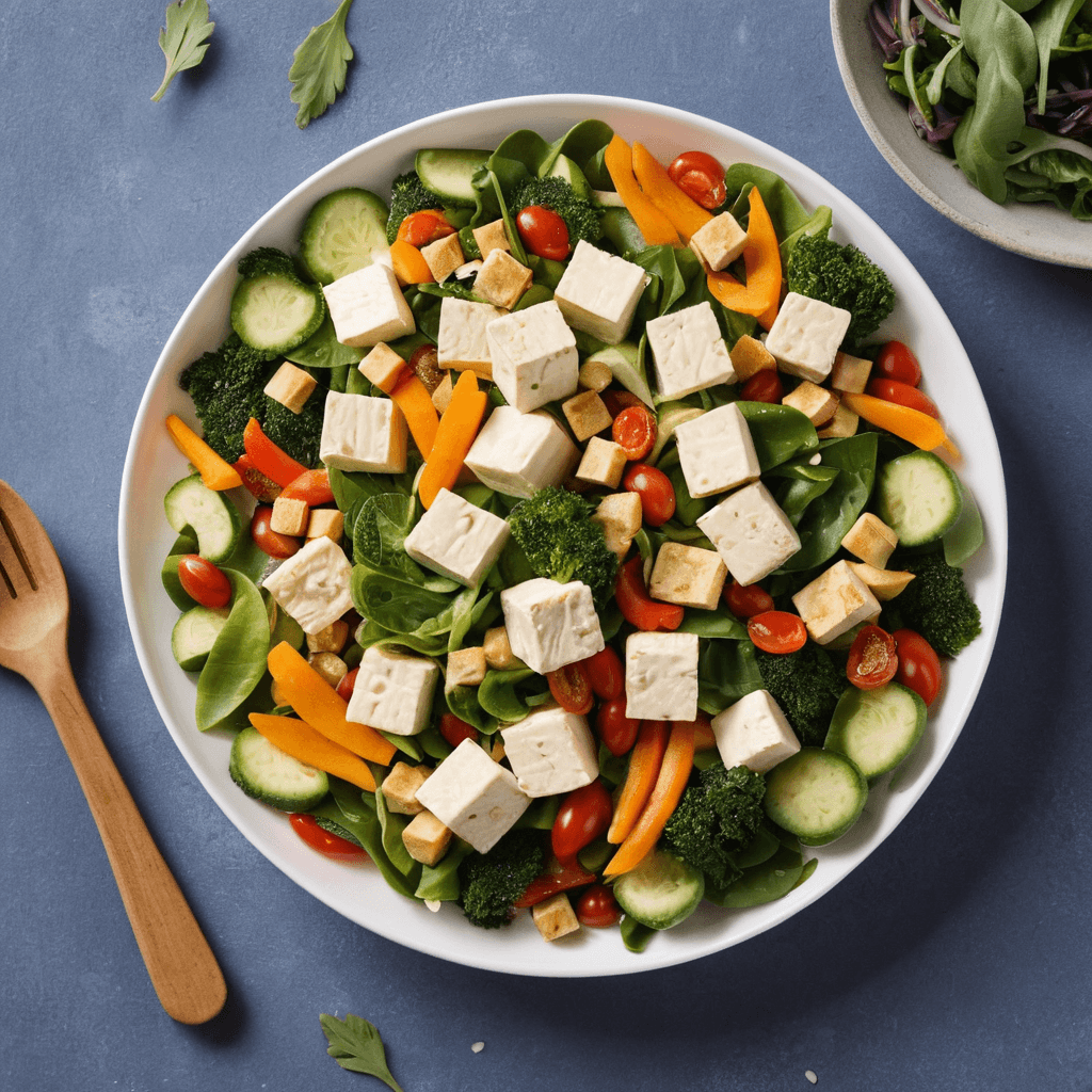 Ensalada de Tofu y Verduras: Una Opción Vegana Rica en Proteínas