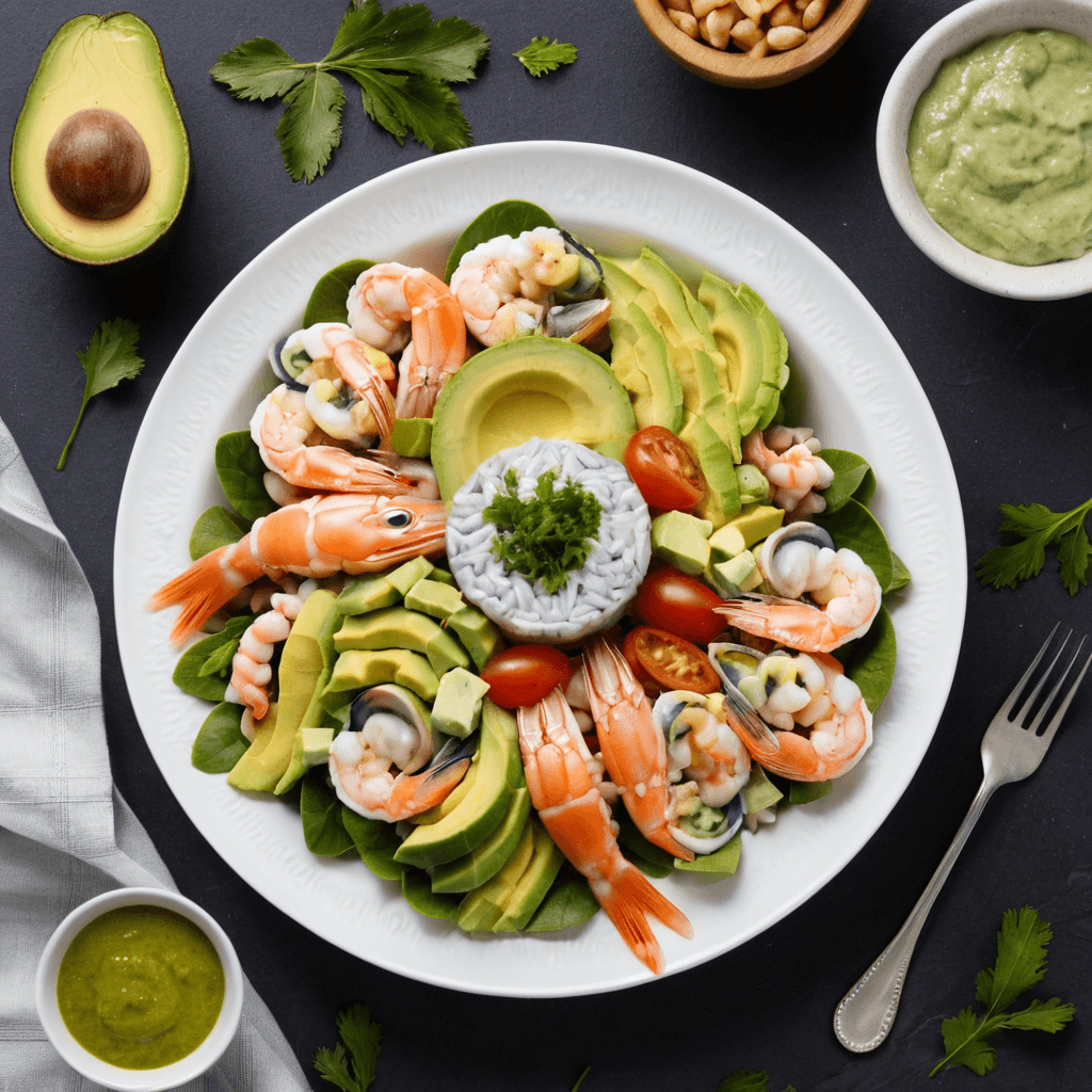 Ensalada de Mariscos con Aguacate: Frescura y Sabor en Cada Bocado