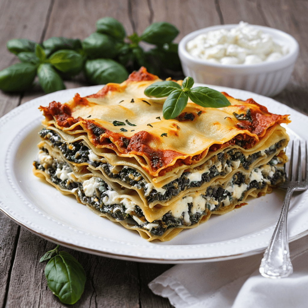 Lasagna de Espinacas y Ricotta: Un Plato Vegetariano Perfecto para Navidad
