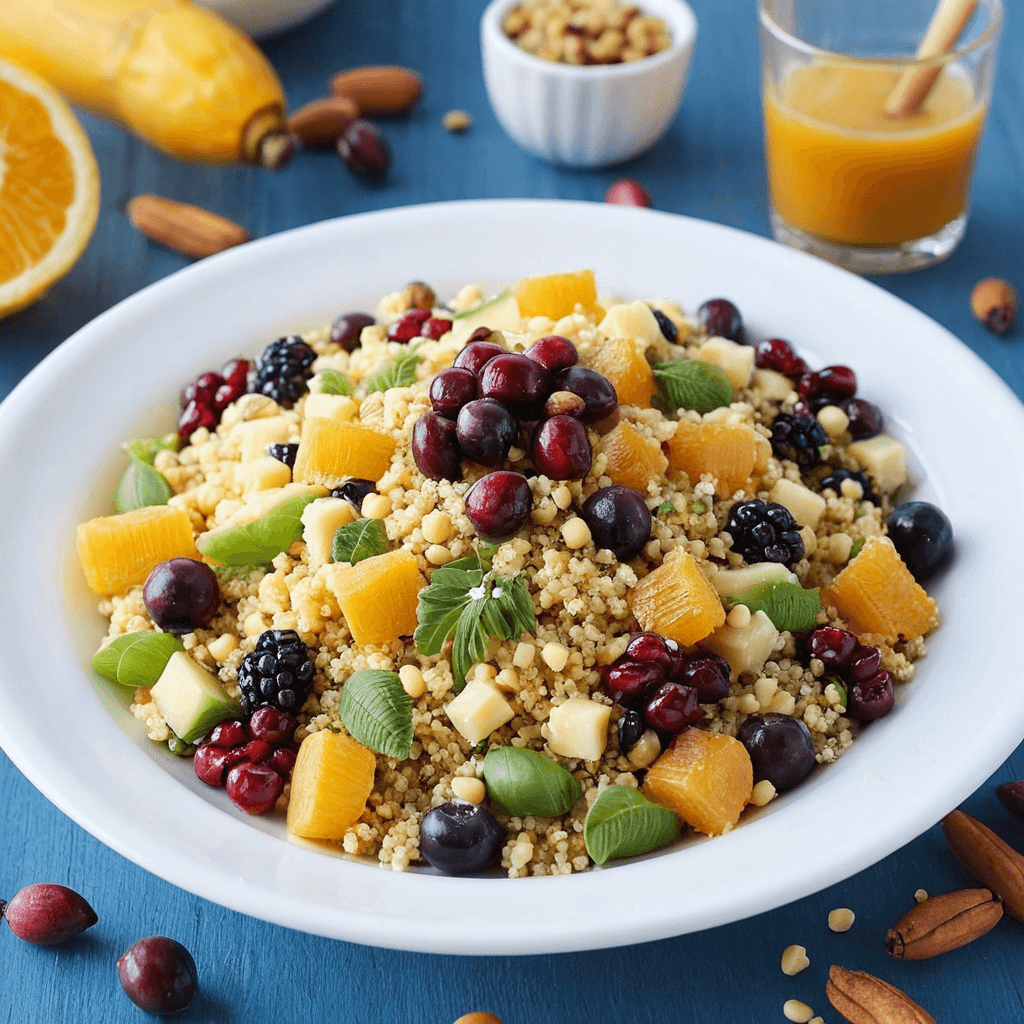 Ensalada de Couscous con Frutos Secos: Un Aperitivo Saludable para Navidad