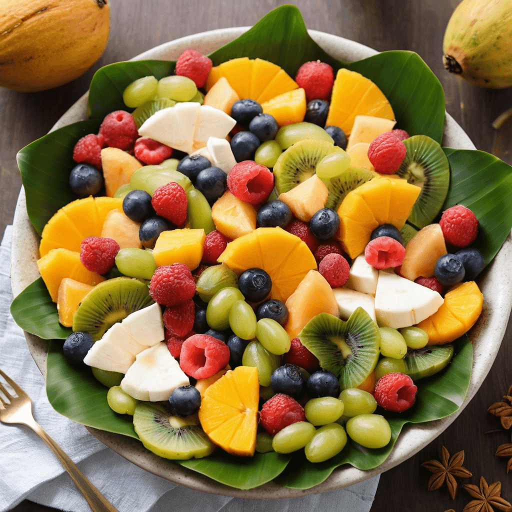 Ensalada de Frutas Tropicales con Coco: Un Festín Refrescante para la Navidad