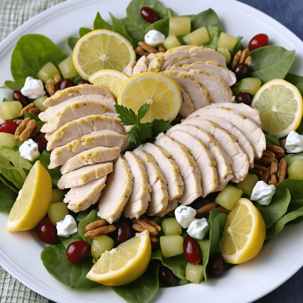 Ensalada de Pollo al Limón y Perejil: Frescura y Sazón para tu Mesa Navideña
