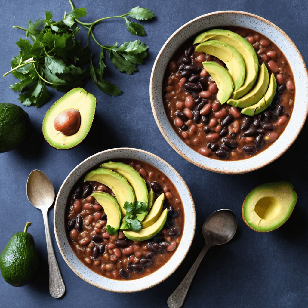 Sopa de Frijoles Negros con Aguacate: Un Plato Saludable para la Navidad
