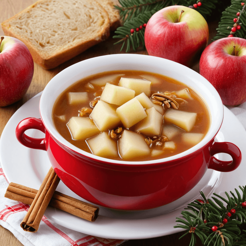 Sopa de Castañas y Manzana: Un Plato Reconfortante para la Navidad