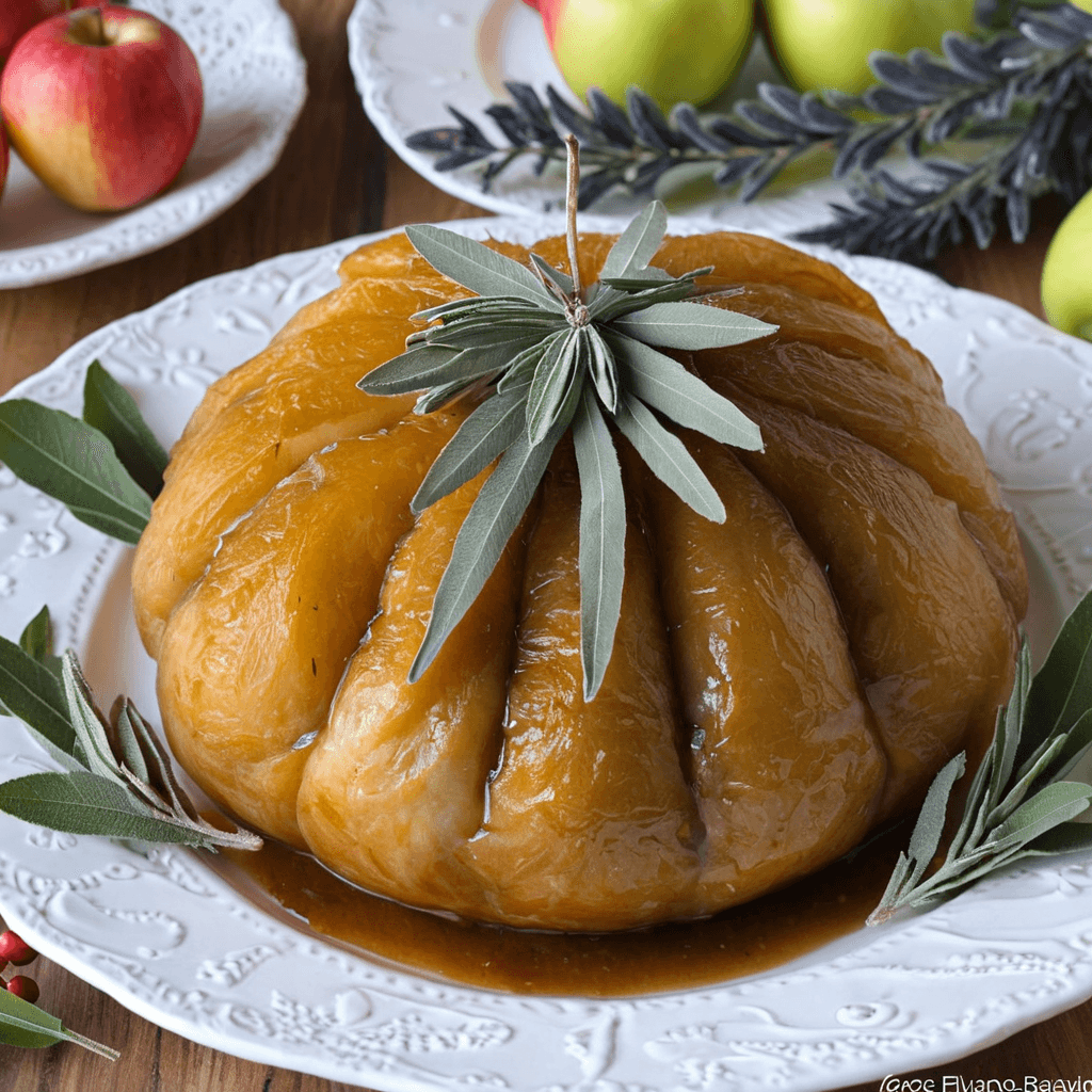 Pavo Relleno de Manzana y Salvia: Una Receta Festiva para Compartir en Navidad