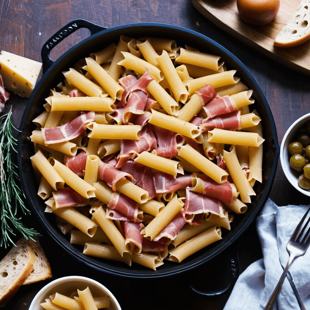Pasta al Horno con Queso y Jamón: Un Platillo Reconfortante para las Celebraciones Navideñas