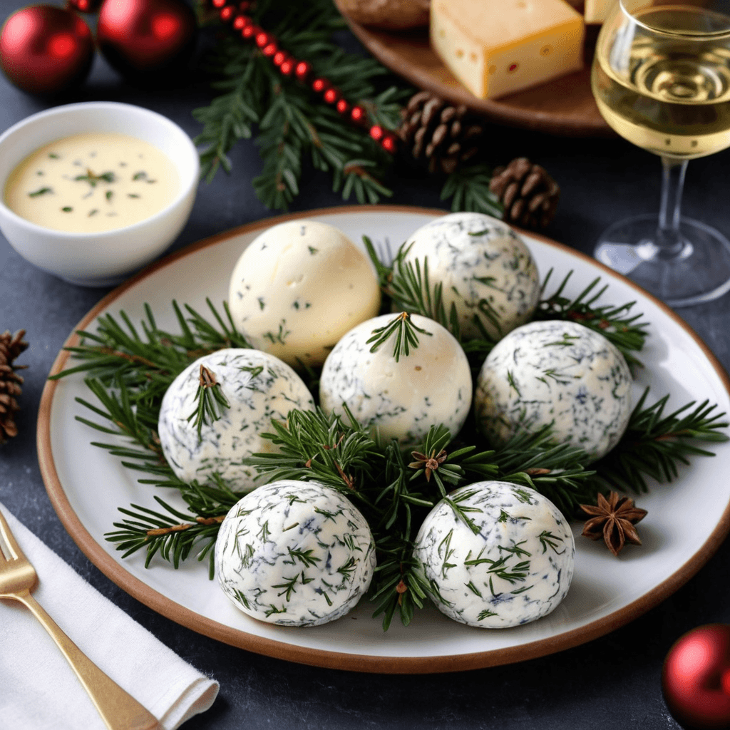 Bolas de Queso con Hierbas: Un Aperitivo Festivo Ideal para Navidad