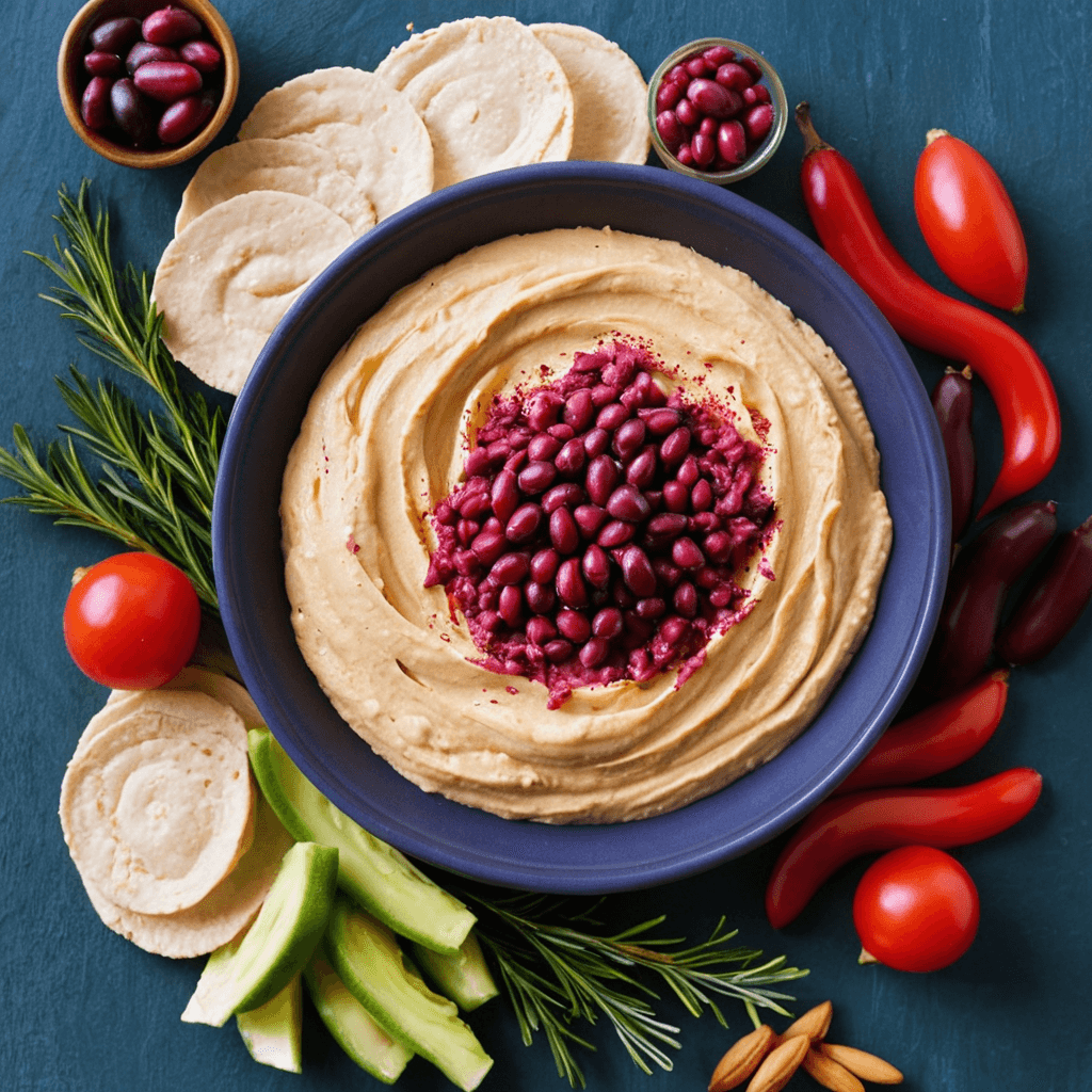 Hummus de Remolacha: Una Delicia Saludable y Colorida para las Fiestas
