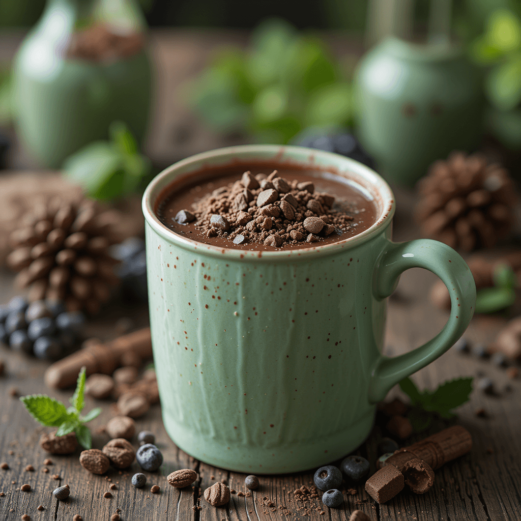 Chocolate Caliente con Malvaviscos y Menta: Un Reconfortante Abrazo Navideño