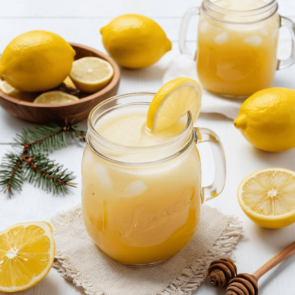 Limonada de Jengibre y Miel: Una Bebida Saludable para Celebrar la Navidad