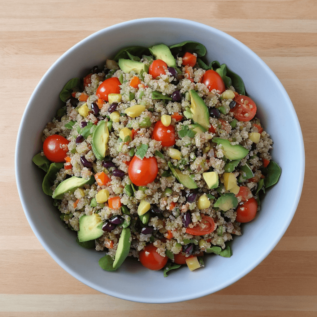 Ensalada de Quinoa con Verduras Asadas: Un Comienzo Saludable para el Año