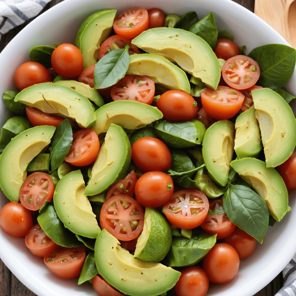 Ensalada de Tomate y Aguacate con Limón: Una Delicia Simple para Empezar el Año