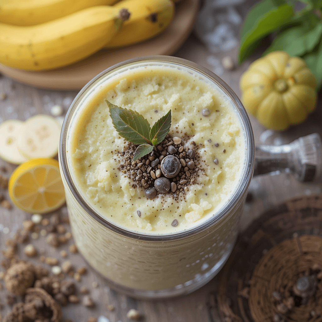 Batido Energizante de Plátano y Espinacas: Una Opción Saludable para Comenzar el Año