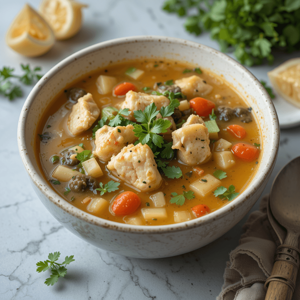 Sopa de Pollo y Verduras: Un Clásico Reconfortante para el Mes de Enero