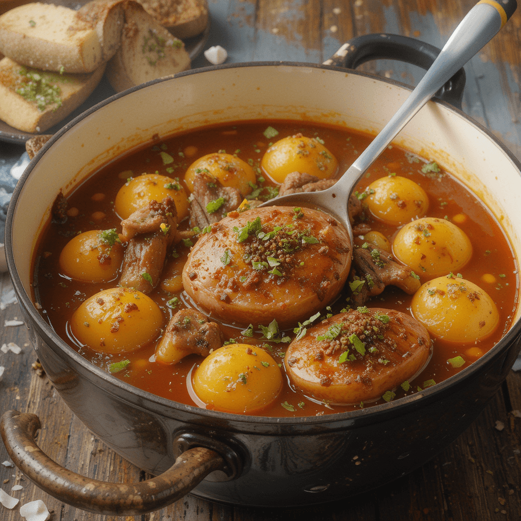 Cazuela de Cordero con Papas: Sabores Abundantes para Empezar el Año