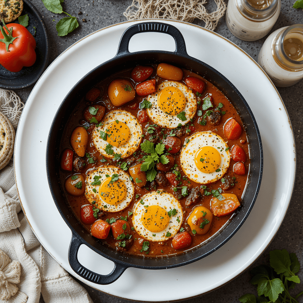 Shakshuka con Pimientos y Especias: Un Plato Único para el Mes de Enero