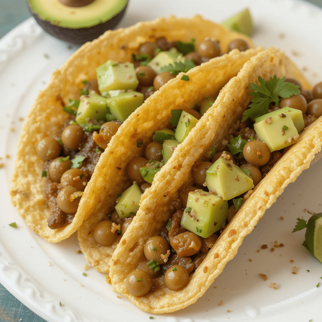 Tacos de Frijoles Pintos y Aguacate: Una Delicia Fácil para Comenzar el Año