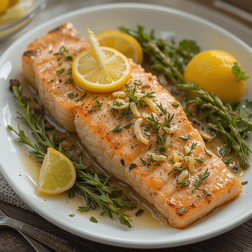 Salmón al Horno con Limón y Hierbas: Una Opción Saludable para Comenzar el Año
